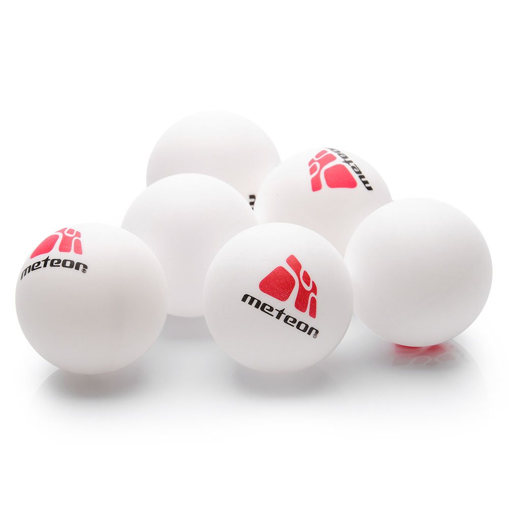 Table tennis balls METEOR RAINBOW 6 pcs.