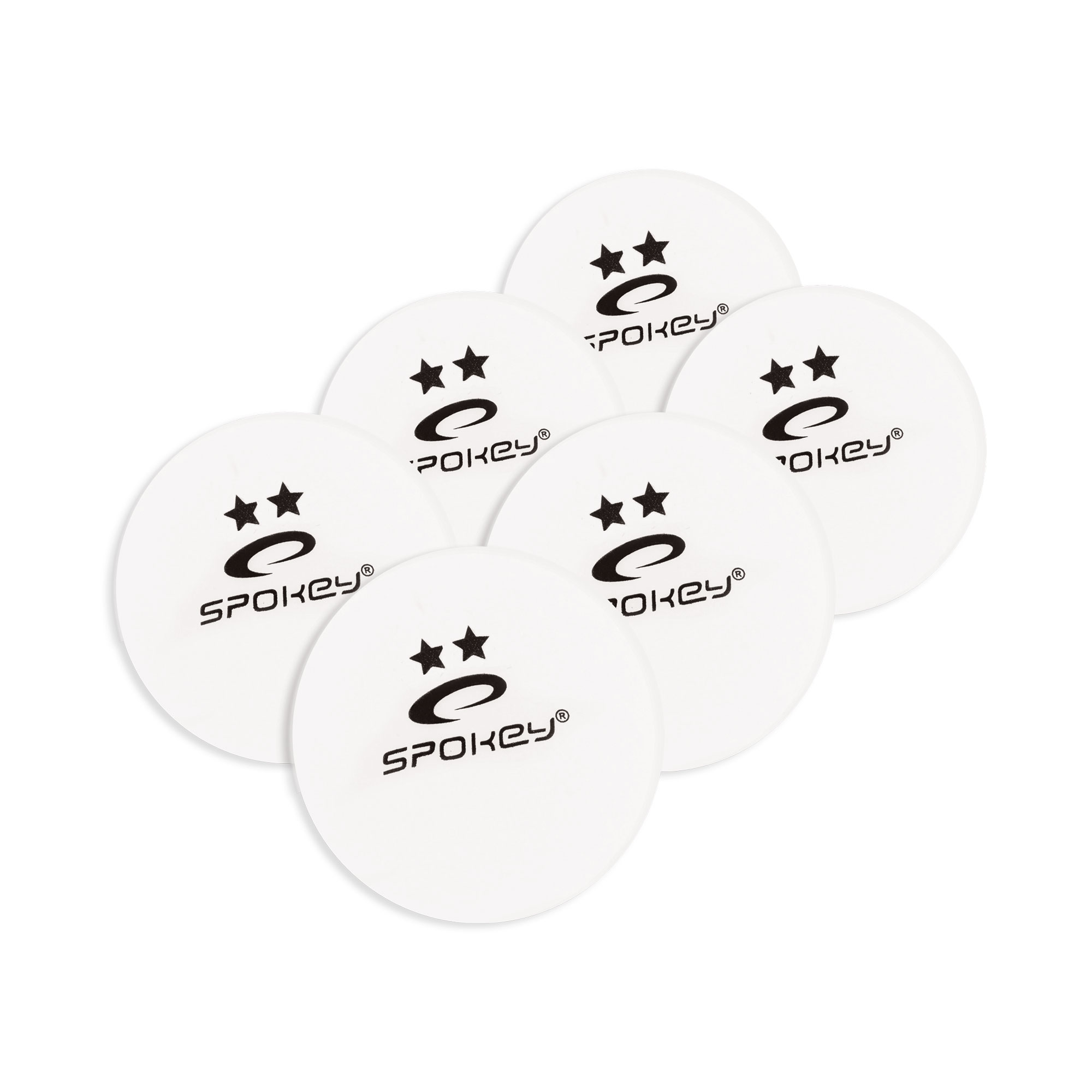 Table tennis balls white Spokey SKILLED 2