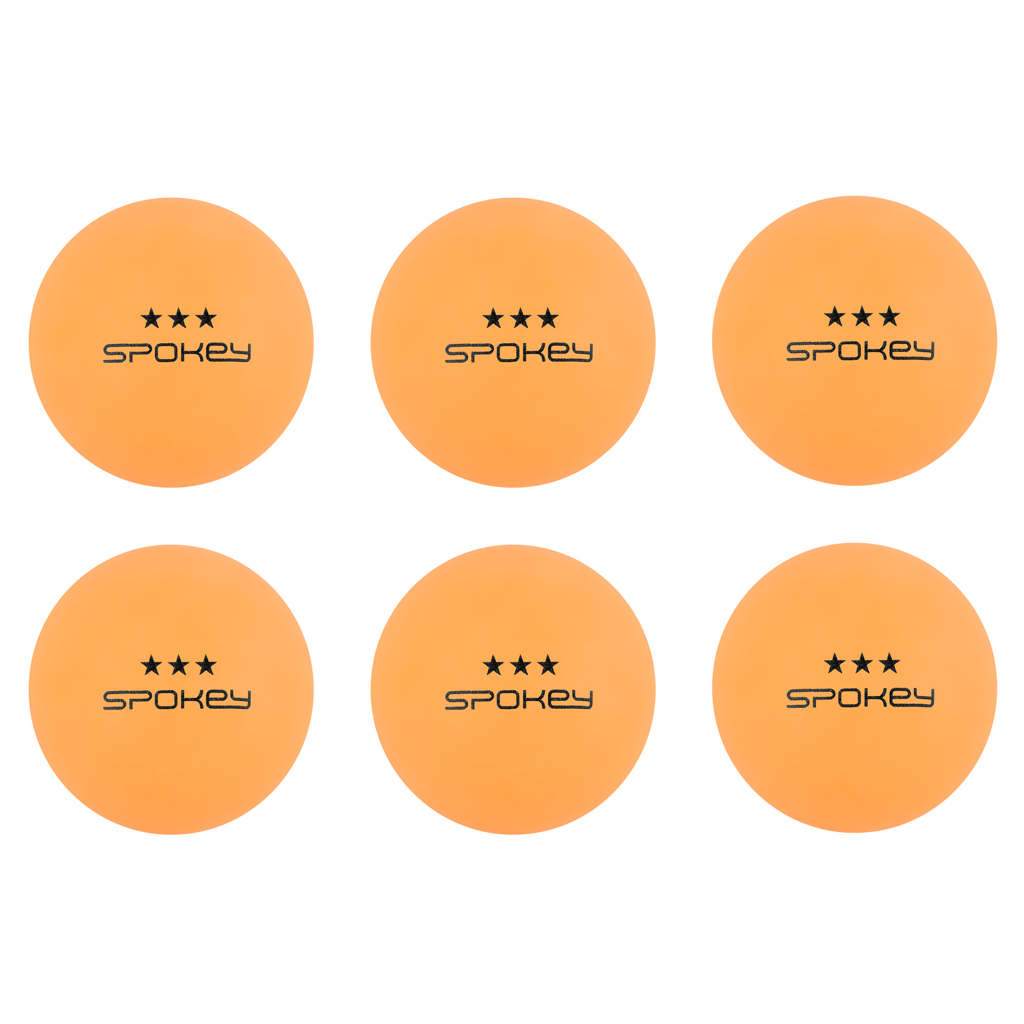 Table tennis balls orange Spokey SPECIAL 3 * (6 pcs.)