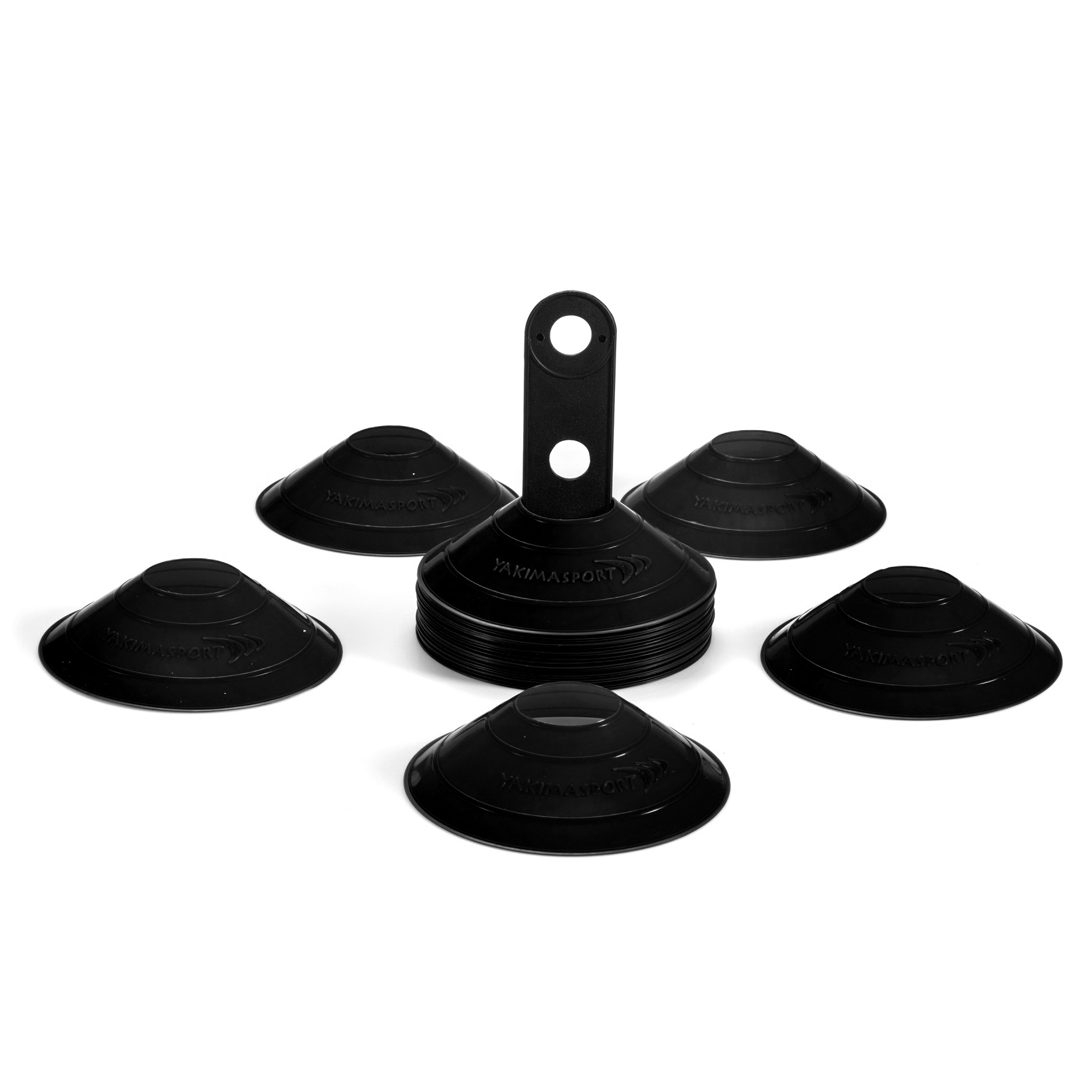 Islands, Cones, Cones, Hats, Training mushrooms in 1 color Black Yakimasport