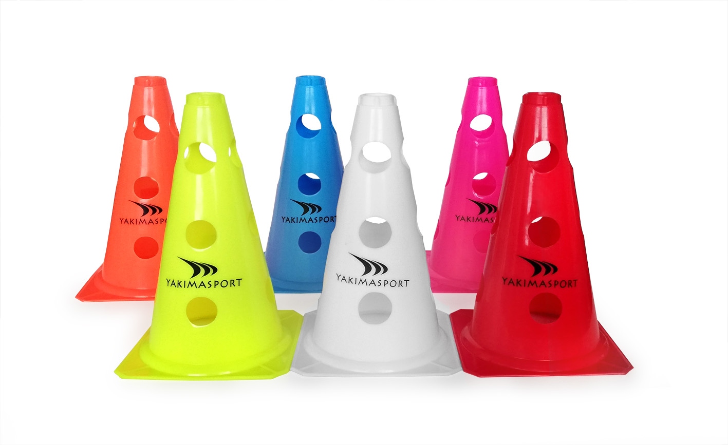 Cone with holes 23 cm Pink Yakimasport