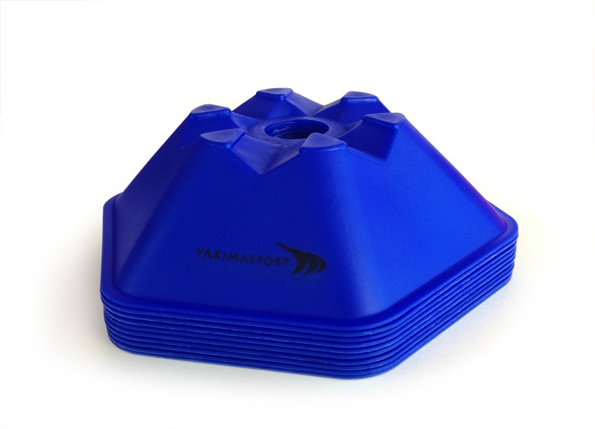 Hexagonal mushroom islands, multifunctional, 10 pcs., blue, Yakimasport