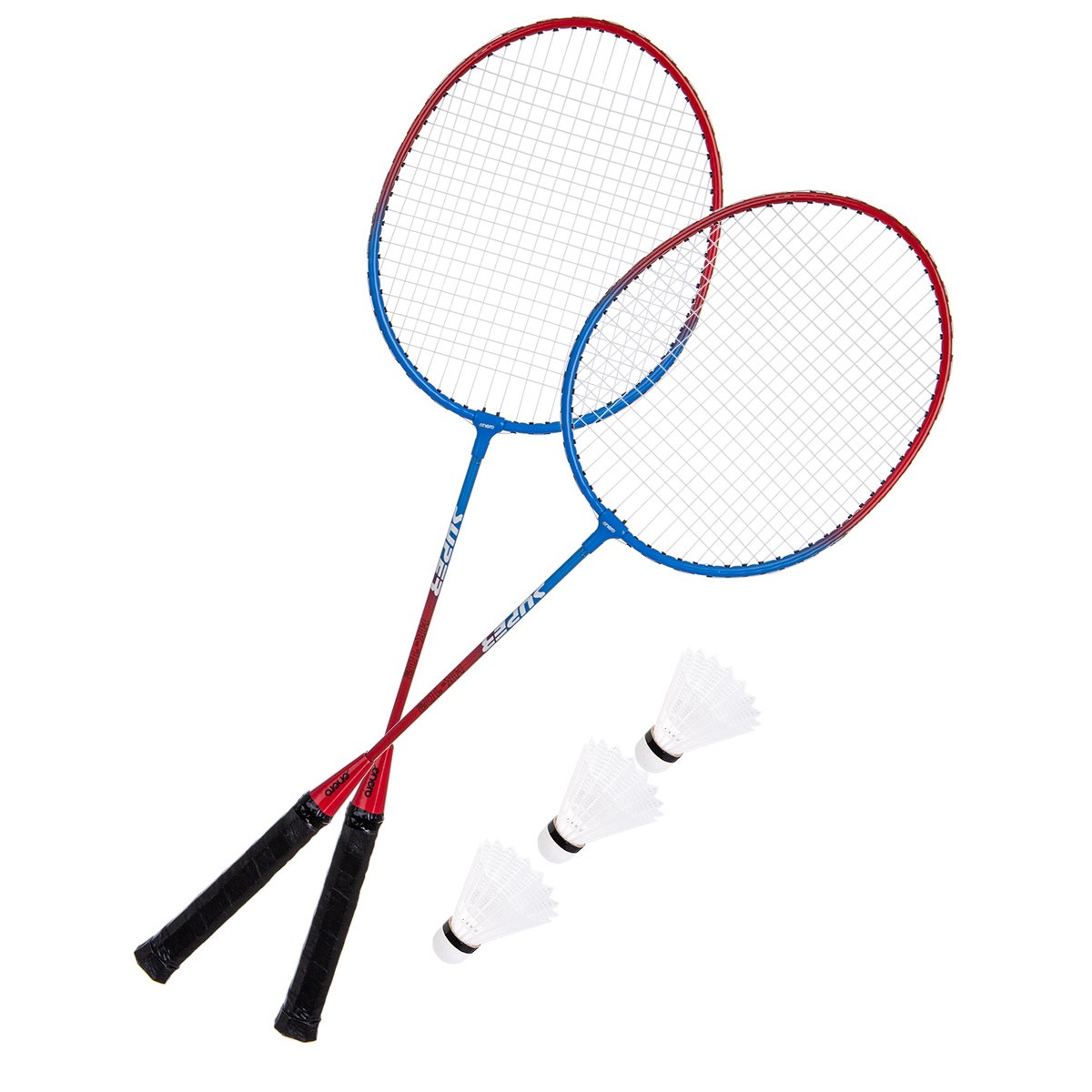 Enero 102 badminton set in a case