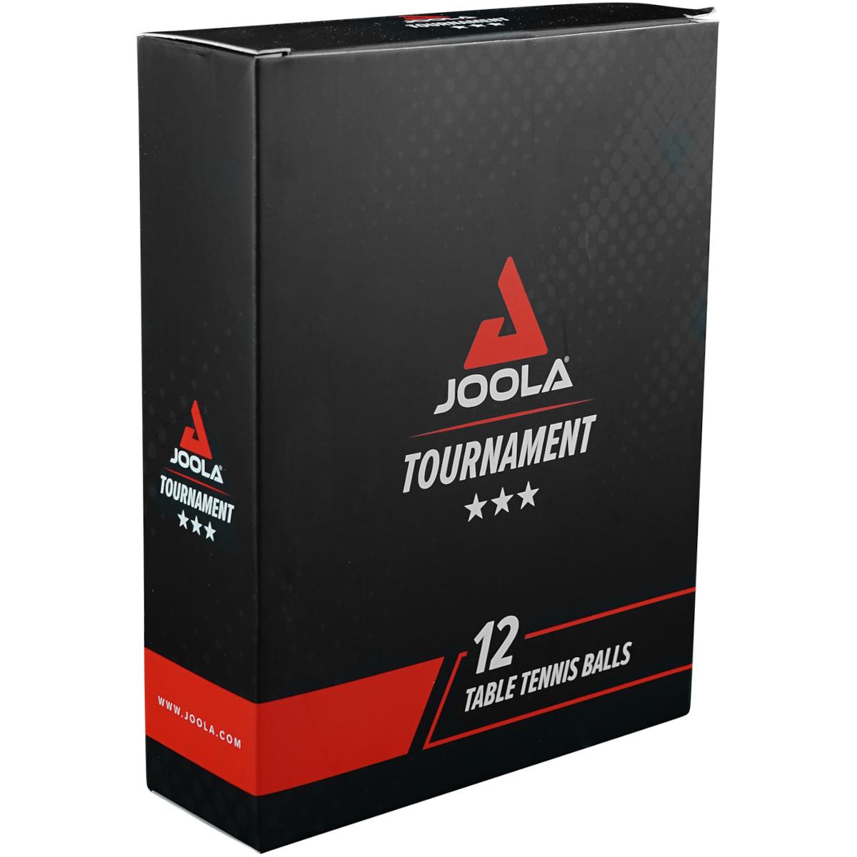 JOOLA TOURNAMENT TABLE TENNIS BALLS 12 PCS. WHITE