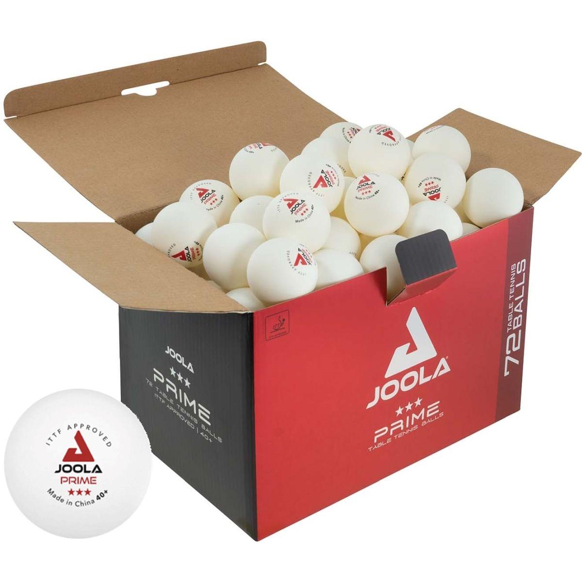 JOOLA PRIME TABLE TENNIS BALLS 72PCS WHITE