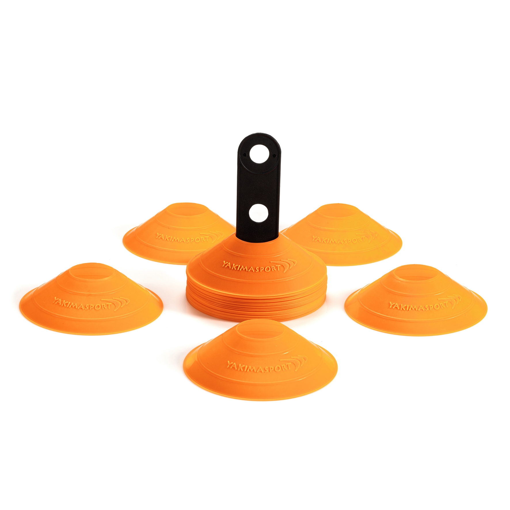 Islands, cones, cones, hats, gymnastic mushrooms in one color orange Yakimasport