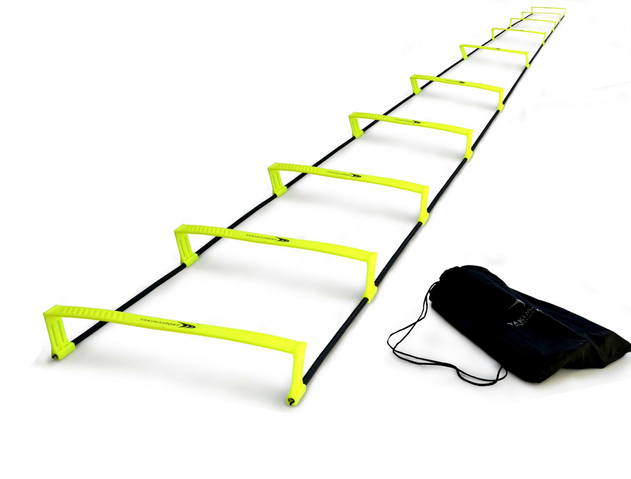 Coordination ladder, raised by 10 degrees Yakimasport (10 steps 3.72 m)
