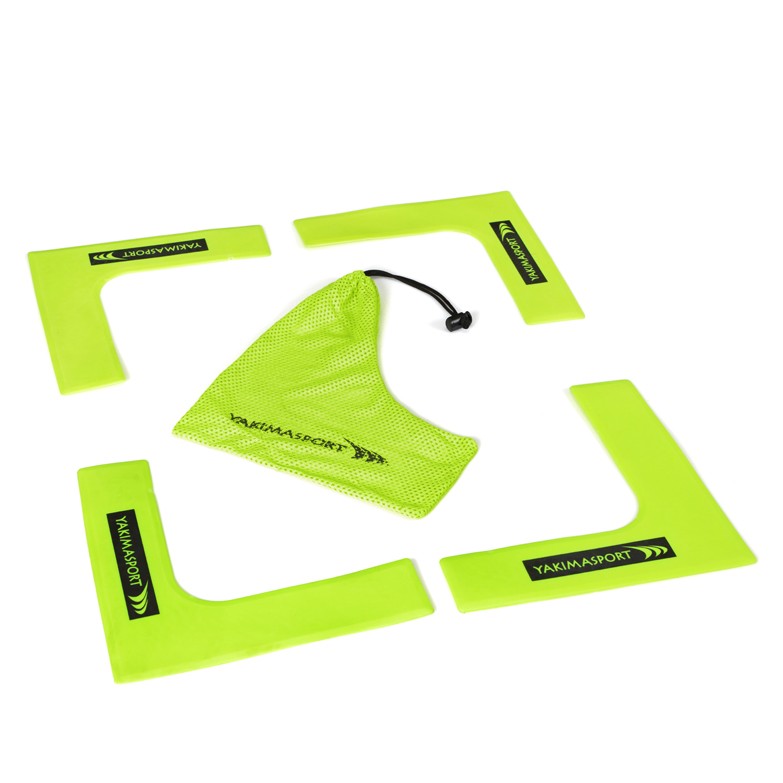 Flat corner set of box markers from 4 Yakimasport