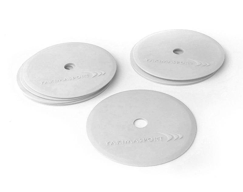 Training markers (marking mats) - 10 white in a set Yakimasport