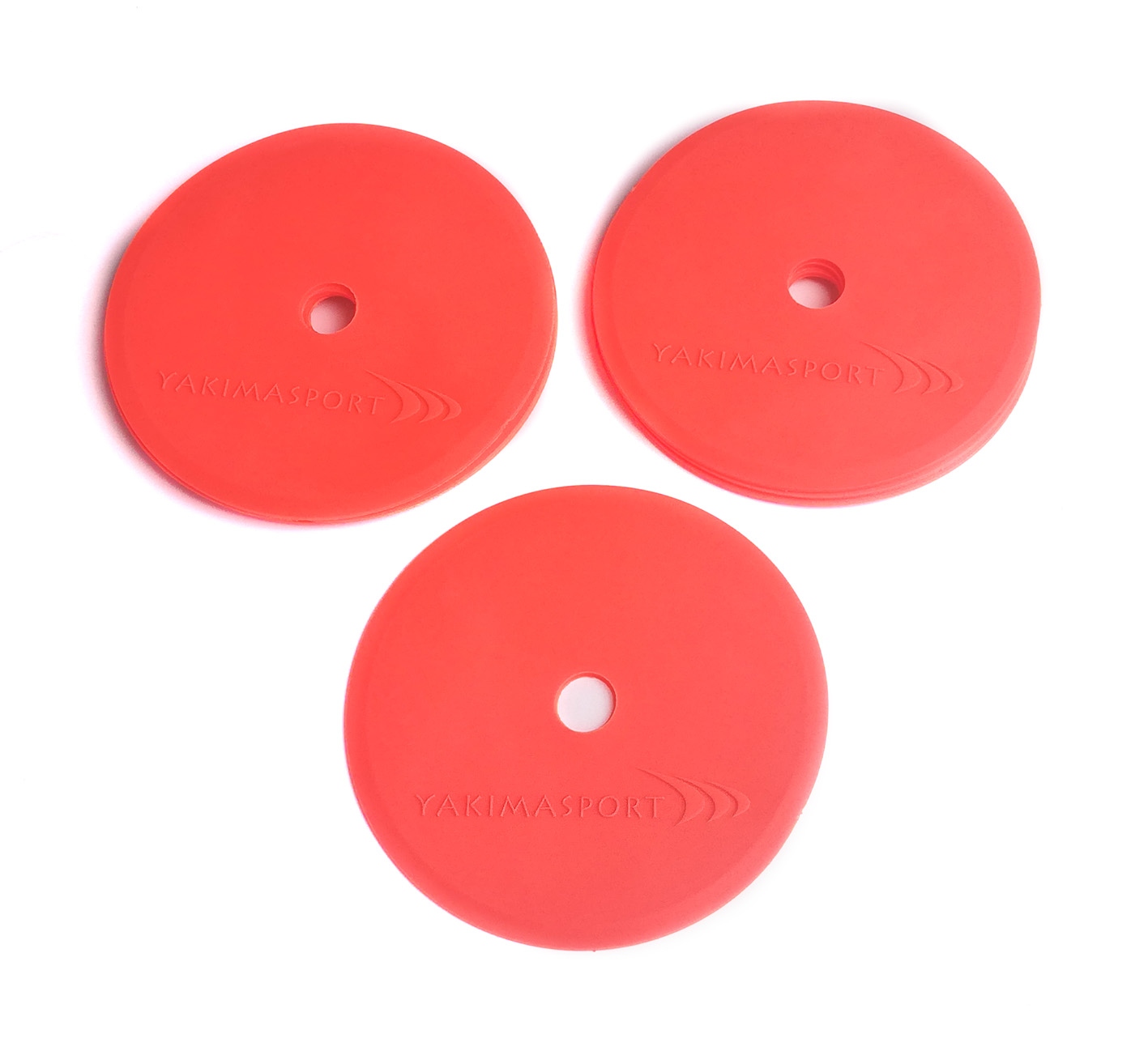 Training markers (marking mats) - set of 10 orange Yakimasport