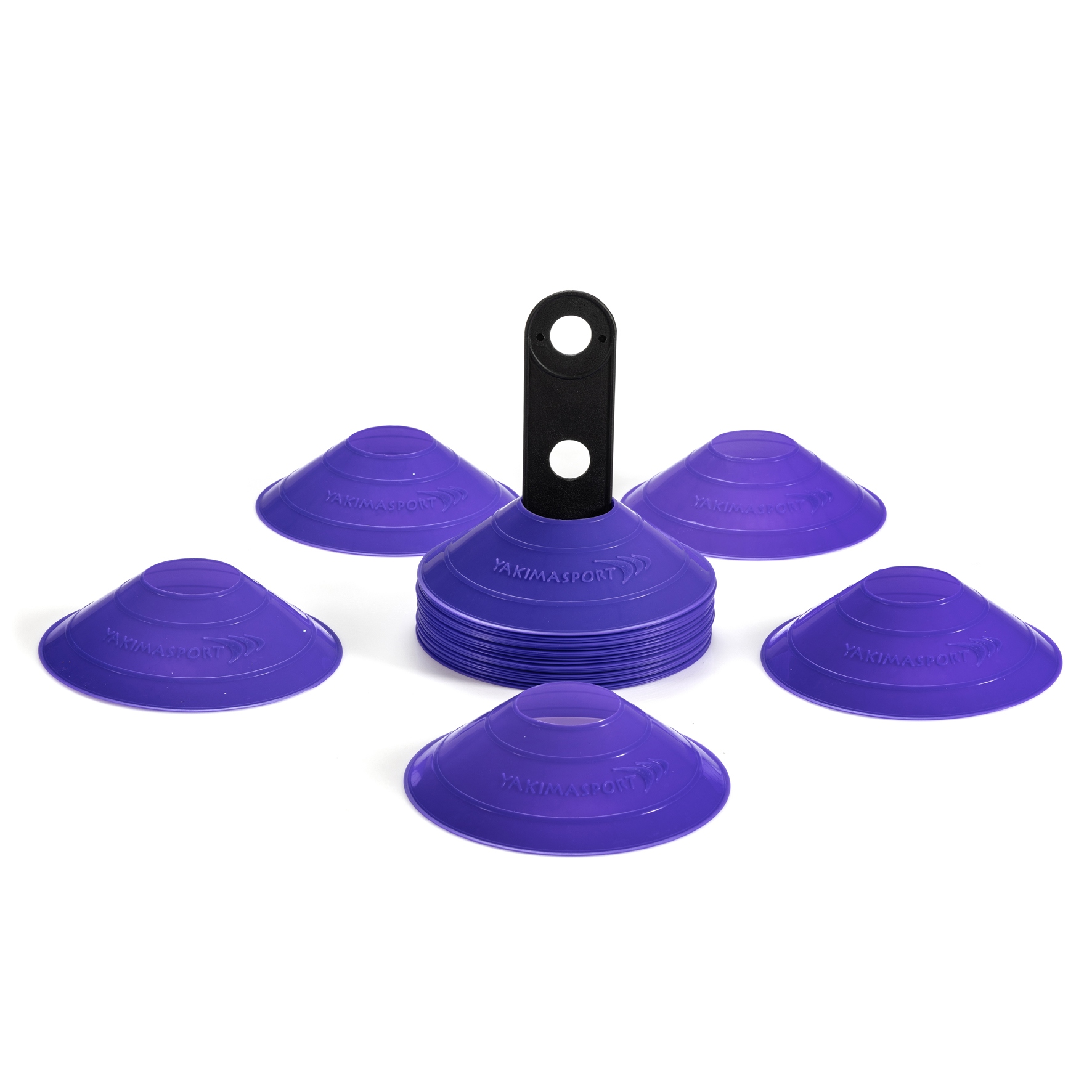 Islands, cones, cones, hats, gymnastic mushrooms in one color purple Yakimasport