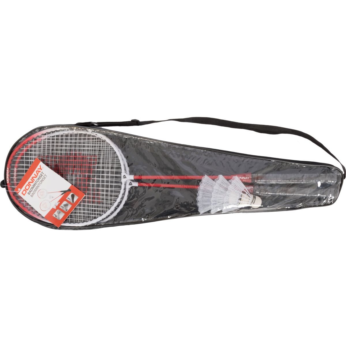 BADMINTONA SET DONNAY 102 RED 6in1