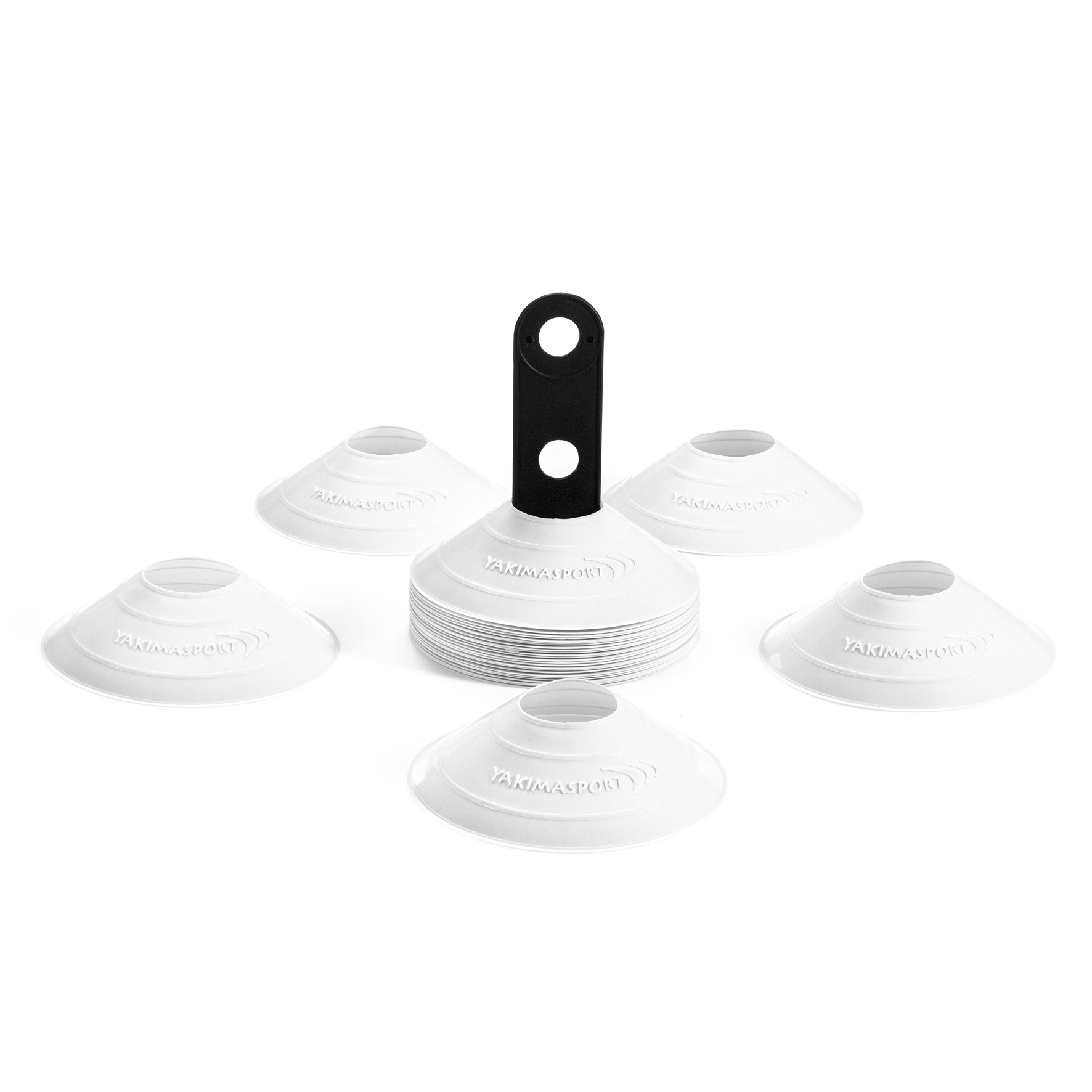 Islands, Cones, Cones, Hats, Training mushrooms in 1 color White Yakimasport