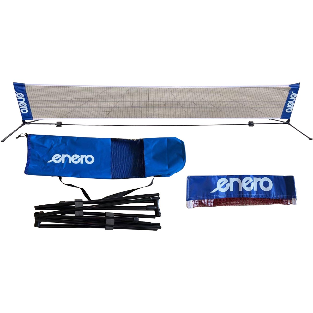 Set with Enero 310x76cm tennis posts, net legs