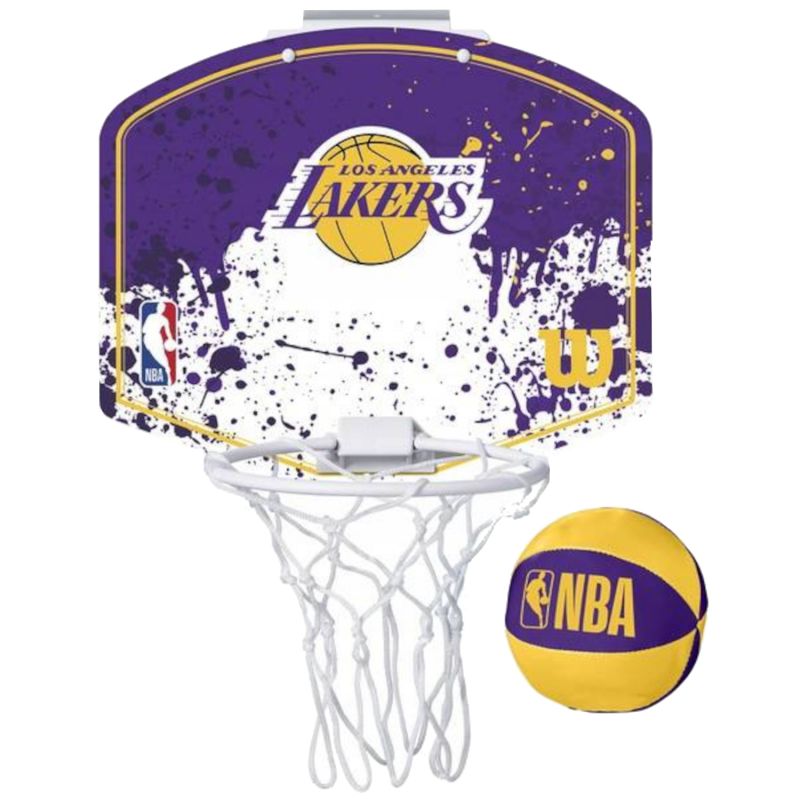 Basketball Mini Wilson NBA Team Los Angeles Lakers Mini Hoop WTBA1302LAL