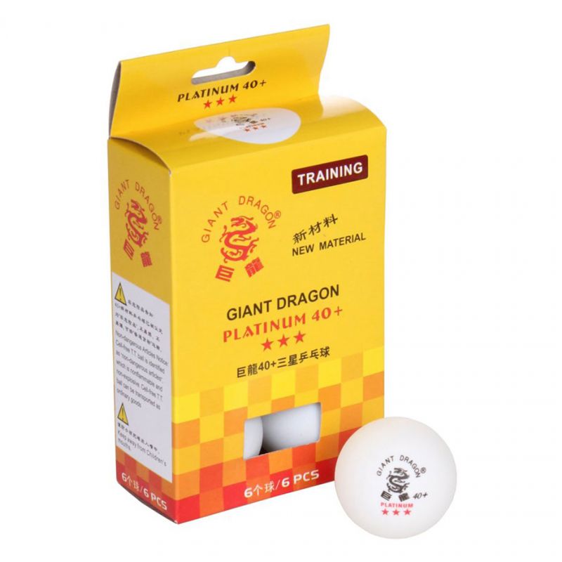 Smj Giant Dragon Platinum Star *** table tennis ball set 6 pcs. 8333